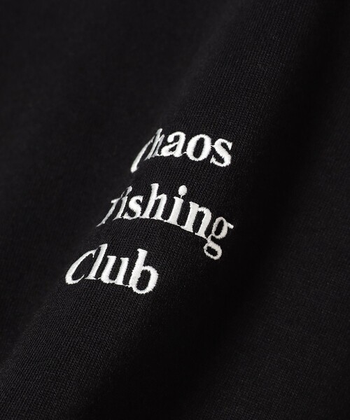 Chaos Fishing Club(カオスフィッシングクラブ)の「Chaos Fishing Club / LOGO CREW NECK T-SHIRT(Tシャツ/カットソー・メンズ・ホワイト/ブラック/ネイビー・L/XL/M)」の9枚目の写真