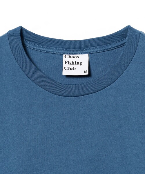 Chaos Fishing Club(カオスフィッシングクラブ)の「Chaos Fishing Club / LOGO CREW NECK T-SHIRT(Tシャツ/カットソー・メンズ・ホワイト/ブラック/ネイビー・L/XL/M)」の11枚目の写真
