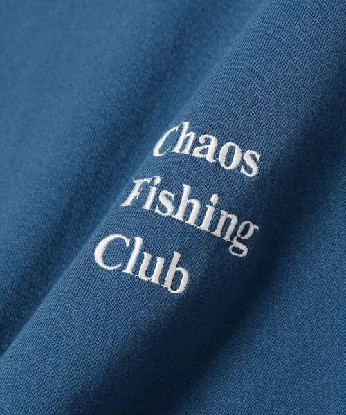 Chaos Fishing Club(カオスフィッシングクラブ)の「Chaos Fishing Club / LOGO CREW NECK T-SHIRT(Tシャツ/カットソー・メンズ・ホワイト/ブラック/ネイビー・L/XL/M)」の13枚目の写真