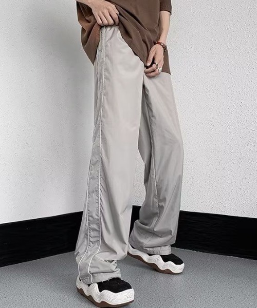【新品】 ジュン ナカヤマ　トラックパンツ ラインパンツ 定価27500円 10-190735-1.jpg