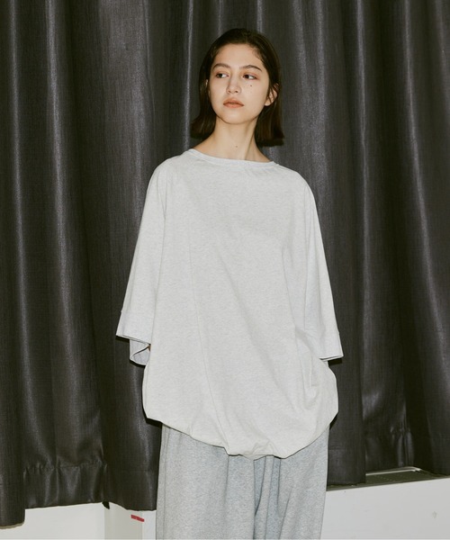 Utusiyo（ウツシヨ）の「oversized T-shirt 吹（Tシャツ/カットソー・メンズ・ブラック/ホワイト・FREE）」の7枚目の写真