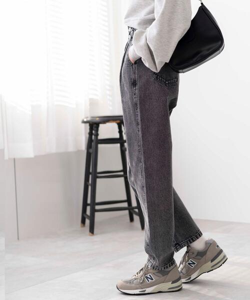 WEGO（ウィゴー）の「WEGO/【マルチサイズ】ウエストフリルマムデニムパンツ（デニムパンツ・レディース・ライトインディゴブルー/ブラック系その他/ホワイト・SMALL/MEDIUM/LARGE/X-SMALL）」の6枚目の写真