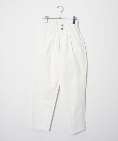 WEGO（ウィゴー）の「WEGO/【マルチサイズ】ウエストフリルマムデニムパンツ（デニムパンツ・レディース・ライトインディゴブルー/ブラック系その他/ホワイト・SMALL/MEDIUM/LARGE/X-SMALL）」の15枚目の写真