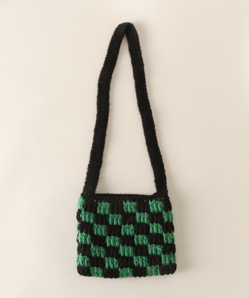 bal(バル)の「【BAL/ バル】Original HAND KNIT SACOCHE:サコッシュ(ショルダーバッグ・レディース・グリーン・FREE)」の10枚目の写真