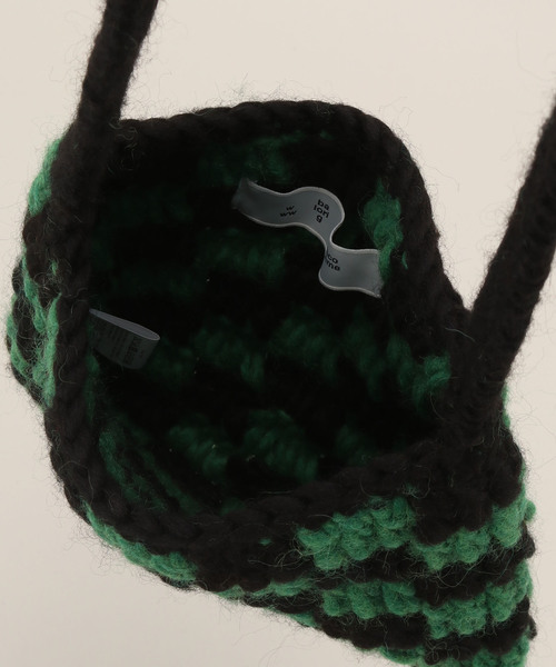 bal(バル)の「【BAL/ バル】Original HAND KNIT SACOCHE:サコッシュ(ショルダーバッグ・レディース・グリーン・FREE)」の5枚目の写真