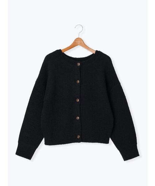 Lugnoncure(ルノンキュール)の「フェザーレギュラー丈前後着カーデ(カーディガン/ボレロ・レディース・ベージュ/ブラック/ブルー・F)」の14枚目の写真