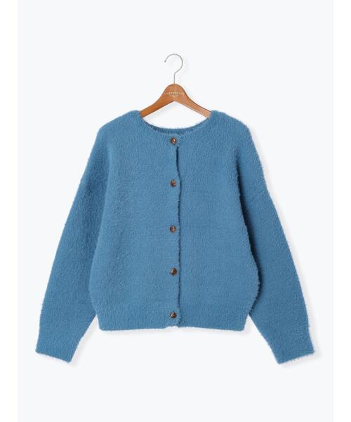 Lugnoncure(ルノンキュール)の「フェザーレギュラー丈前後着カーデ(カーディガン/ボレロ・レディース・ベージュ/ブラック/ブルー・F)」の15枚目の写真