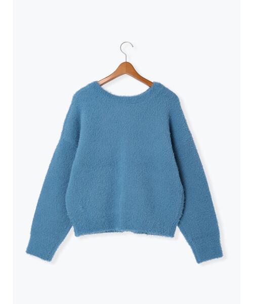 Lugnoncure(ルノンキュール)の「フェザーレギュラー丈前後着カーデ(カーディガン/ボレロ・レディース・ベージュ/ブラック/ブルー・F)」の16枚目の写真