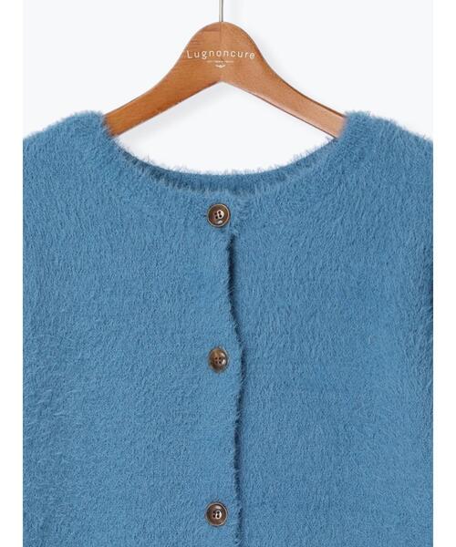 Lugnoncure(ルノンキュール)の「フェザーレギュラー丈前後着カーデ(カーディガン/ボレロ・レディース・ベージュ/ブラック/ブルー・F)」の17枚目の写真