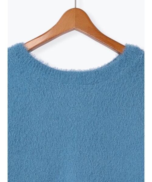 Lugnoncure(ルノンキュール)の「フェザーレギュラー丈前後着カーデ(カーディガン/ボレロ・レディース・ベージュ/ブラック/ブルー・F)」の20枚目の写真