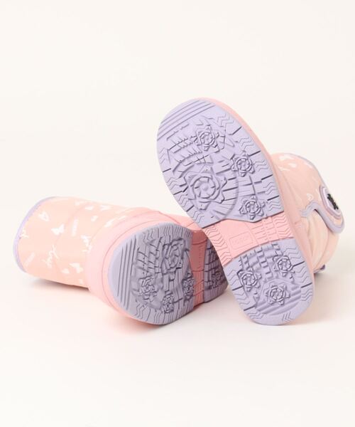 ANAP GiRL(アナップガール)の「【ANAP KIDS】 ダウンブーツ(ブーツ・キッズ・ピンク/ホワイト×パープル・19.0cm/18.0cm/16.0cm/17.0cm)」の4枚目の写真