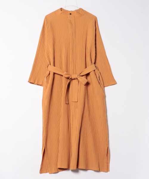 Plantation（プランテーション）の「ECO WAVE / ワンピース / (O)（ワンピース・レディース・オフホワイト/オレンジ・M size）」の2枚目の写真