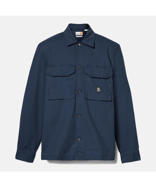 Timberland(ティンバーランド)の「メンズ ウォッシュド ヘビー ツイル オーバーシャツ(シャツ/ブラウス・メンズ・ダークブルー/カーキ・SMALL/MEDIUM/LARGE/X-LARGE/XX-LARGE)」の10枚目の写真