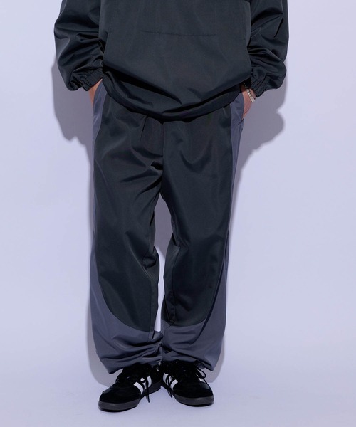 re_k by JUNRED（レクバイジュンレッド）の「re_k by JUNRED / バイカラーウーブントラックパンツ（その他パンツ・メンズ・ブラック/ベージュ系その他/チャコールグレー・S/M/L）」の20枚目の写真