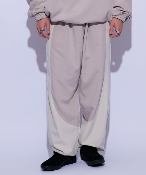 re_k by JUNRED（レクバイジュンレッド）の「re_k by JUNRED / バイカラーウーブントラックパンツ（その他パンツ・メンズ・ブラック/ベージュ系その他/チャコールグレー・S/M/L）」の21枚目の写真