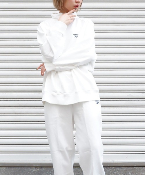 Reebok(リーボック)の「【Reebok/リーボック】ハーフジップスウェットトップス/トレーナー(スウェット・レディース・オレンジ/ホワイト/ライトブルー/ブラック・SMALL/MEDIUM/X-LARGE/LARGE)」の15枚目の写真