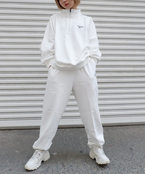 Reebok(リーボック)の「【Reebok/リーボック】ハーフジップスウェットトップス/トレーナー(スウェット・レディース・オレンジ/ホワイト/ライトブルー/ブラック・SMALL/MEDIUM/X-LARGE/LARGE)」の16枚目の写真