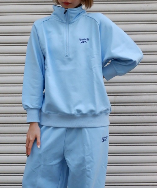 セール】【Reebok/リーボック】ハーフジップスウェットトップス