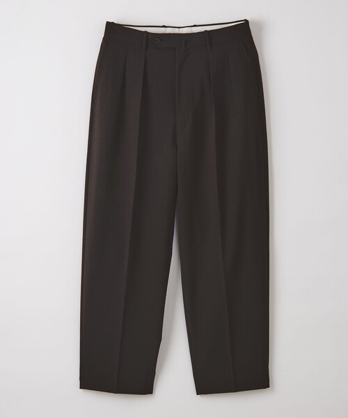 Steven Alan(スティーブンアラン)の「<Steven Alan> TWサッカー インツープリーツ ドレス トラウザーズ テーパード(スラックス・メンズ・ブラック/ダークブラウン・S/M/L/XL)」の20枚目の写真