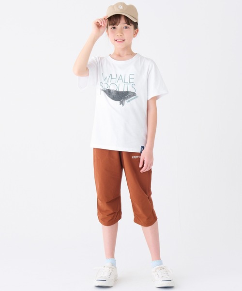 KRIFF MAYER Kid's Collection（クリフメイヤーキッズコレクション）の「楽LUCK TEE（鯨）（Tシャツ/カットソー・キッズ・ネイビー/ラベンダー/オフホワイト/グレー・120/130/140/150/160/170）」の8枚目の写真