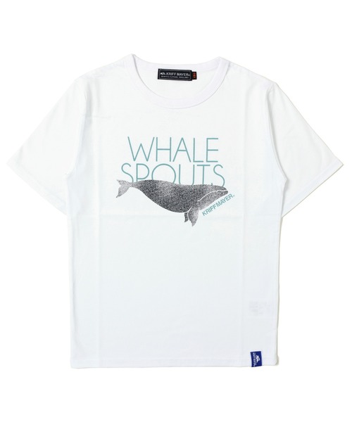 KRIFF MAYER Kid's Collection（クリフメイヤーキッズコレクション）の「楽LUCK TEE（鯨）（Tシャツ/カットソー・キッズ・ネイビー/ラベンダー/オフホワイト/グレー・120/130/140/150/160/170）」の14枚目の写真