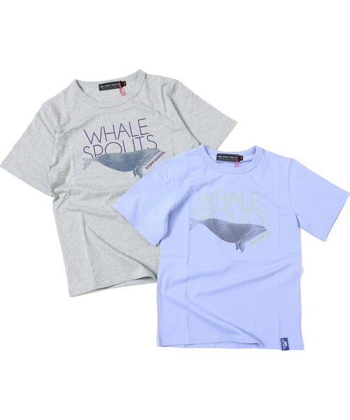 KRIFF MAYER Kid's Collection（クリフメイヤーキッズコレクション）の「楽LUCK TEE（鯨）（Tシャツ/カットソー・キッズ・ネイビー/ラベンダー/オフホワイト/グレー・120/130/140/150/160/170）」の13枚目の写真