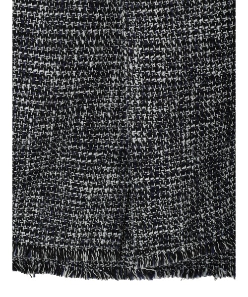 YECCA VECCA（イェッカヴェッカ）の「ノーカラーツイードジャケット②（その他アウター・レディース・ネイビー・FREE）」の5枚目の写真