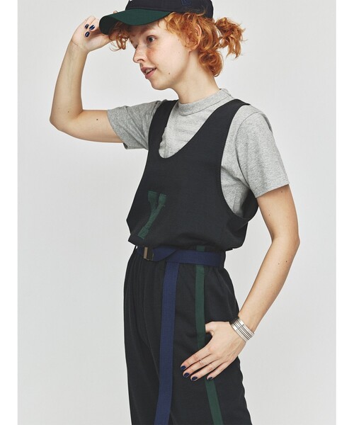 BEAMS BOY(ビームスボーイ)の「ナンバリング タンク(タンクトップ・レディース・ブラック/ダークグリーン・ONE SIZE)」の9枚目の写真