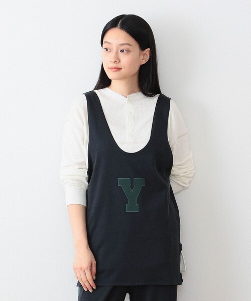 ビームスボーイ　ドット柄ワイドパンツとタンクトップ BEAMS BOY（ビームスボーイ）の「maturely / Mesh Dot Tanktop
