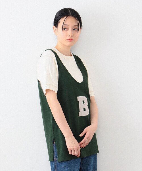 BEAMS BOY(ビームスボーイ)の「ナンバリング タンク(タンクトップ・レディース・ブラック/ダークグリーン・ONE SIZE)」の18枚目の写真