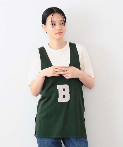 BEAMS BOY(ビームスボーイ)の「ナンバリング タンク(タンクトップ・レディース・ブラック/ダークグリーン・ONE SIZE)」の19枚目の写真