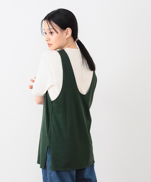 BEAMS BOY(ビームスボーイ)の「ナンバリング タンク(タンクトップ・レディース・ブラック/ダークグリーン・ONE SIZE)」の20枚目の写真
