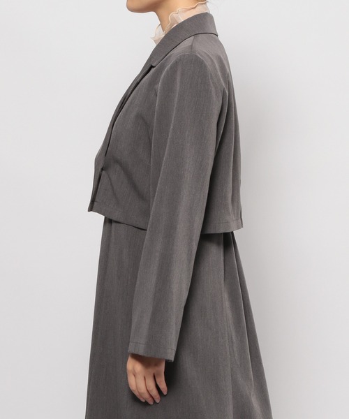 mysty woman（ミスティウーマン）の「アソートショートジャケット　108320（テーラードジャケット・レディース・ホワイト系その他/モカ/チャコールグレー・FREE）」の13枚目の写真