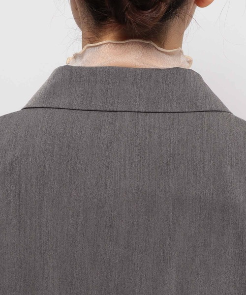 mysty woman（ミスティウーマン）の「アソートショートジャケット　108320（テーラードジャケット・レディース・ホワイト系その他/モカ/チャコールグレー・FREE）」の15枚目の写真