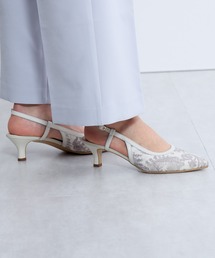 未使用　HIMIKO　ヒミコ　23.5　ストラップ パンプス　撥水　本革　レザー ヒミコ 卑弥呼 【撥水レザー】ソフトセパレートパンプス/623310