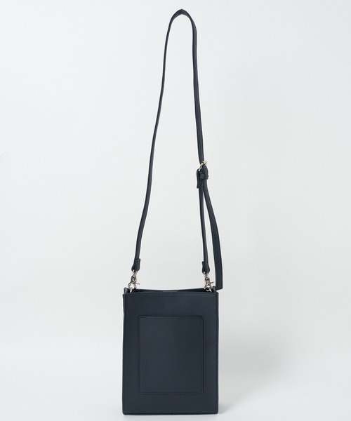 WEGO（ウィゴー）の「WEGO/レザータッチスクエアショルダー（ショルダーバッグ・レディース・その他1/シルバー/ブラック・FREE）」の12枚目の写真