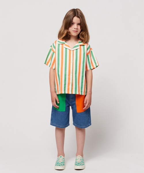 新品 BOBO CHOSES 2024SS ロゴデニムパンツ4-5yサイズ BOBO CHOSES ジーンズ デニム デニムパンツ Straight jeans