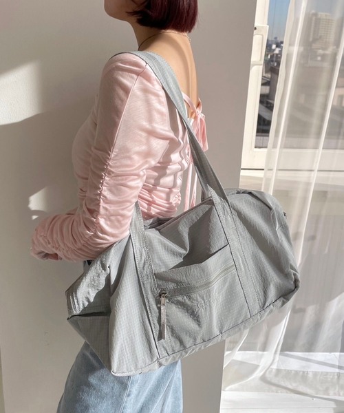 Heather(ヘザー)の「ナイロンボストンBAG 109470(ボストンバッグ・レディース・ブラック/グレー・ONE SIZE)」の10枚目の写真
