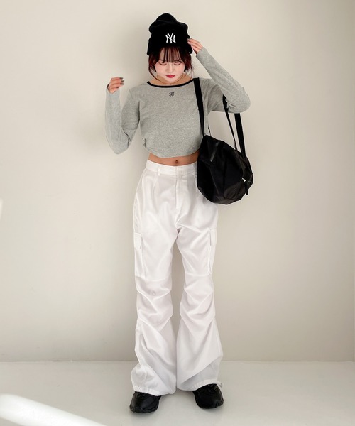 Heather(ヘザー)の「ナイロンボストンBAG 109470(ボストンバッグ・レディース・ブラック/グレー・ONE SIZE)」の18枚目の写真