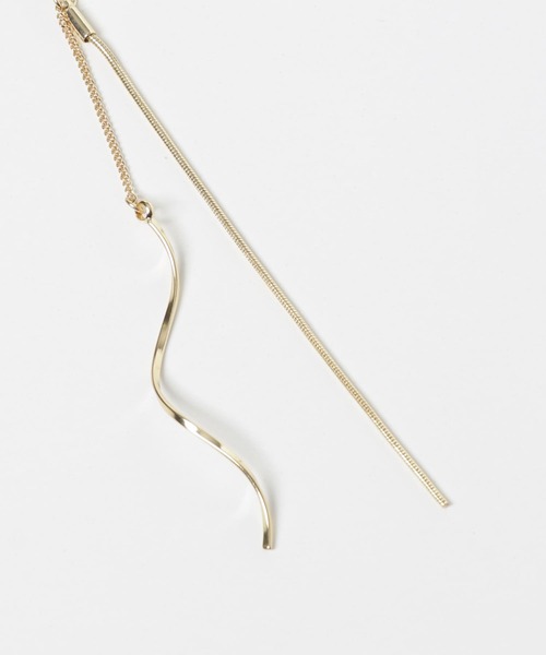 SMELLY（スメリー）の「ボールチェーンバックカチューシャ（カチューシャ・レディース・ゴールド・-）」の7枚目の写真