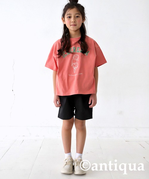 antiqua(アンティカ)の「タックハーフパンツ(その他パンツ・キッズ・ブラック/ピンク/ベージュ・130/120)」の19枚目の写真