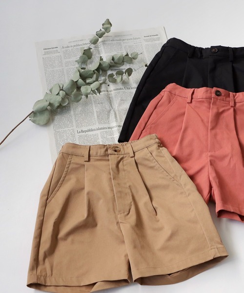 antiqua(アンティカ)の「タックハーフパンツ(その他パンツ・キッズ・ブラック/ピンク/ベージュ・130/120)」の21枚目の写真