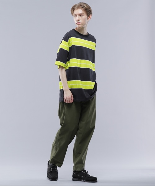 MANASTASH（マナスタッシュ）の「MANASTASH/マナスタッシュ/ABERDEEN RUGGER TEE/アバディーンラガーTシャツ（Tシャツ/カットソー・メンズ・ブラック/ホワイト/オリーブ・M/L/XL/S）」の6枚目の写真