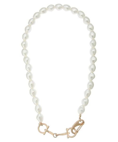 YECCA VECCA（イェッカヴェッカ）の「ビットパールネックレス（ネックレス・レディース・ゴールド・FREE）」の5枚目の写真