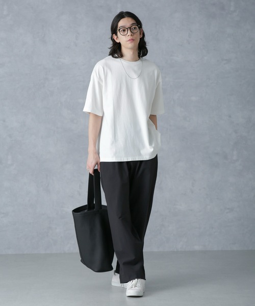 NANO universe（ナノユニバース）の「ストレッチワイドイージーパンツ(セットアップ可)（その他パンツ・メンズ・ライトグレー/ブラック/ダークグリーン/ネイビー・L/S/M）」の21枚目の写真