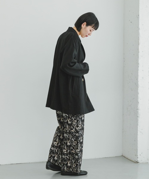 ITEMS URBANRESEARCH（アイテムズ アーバンリサーチ）の「『速乾/UVカット』『Sサイズあり』『セットアップ対応』イージーケアワイドパンツ（その他パンツ・レディース・ブラック系その他/チャコールグレー/モカ・SMALL/FREE）」の21枚目の写真