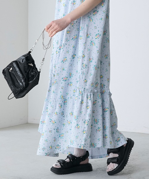 forksy.(フォルクシー)の「【forksy.】パフィーベルトサンダル(サンダル・レディース・ゴールド/シルバー/ブラック・S/M/L/LL)」の9枚目の写真