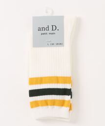 and D. petit main | 【デイリー】ラインソックス(ソックス/靴下)