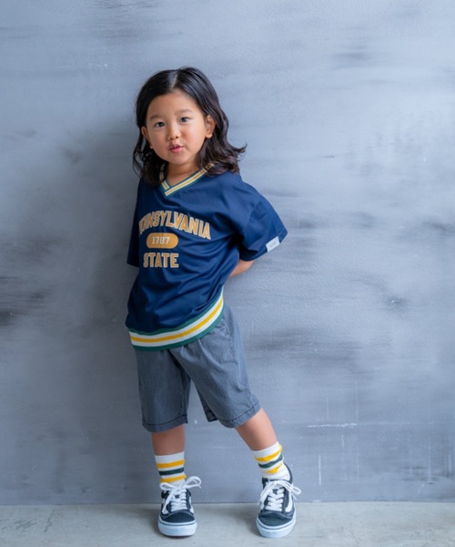 and D. petit main（アンドディープティマイン）の「【デイリー】ラインソックス（ソックス/靴下・キッズ・レモンイエロー/ブルー/トップグレー/サックスブルー/ネイビー/ラベンダー・S(13-15㎝)/M(16-18cm)/L(18-20cm)）」の17枚目の写真