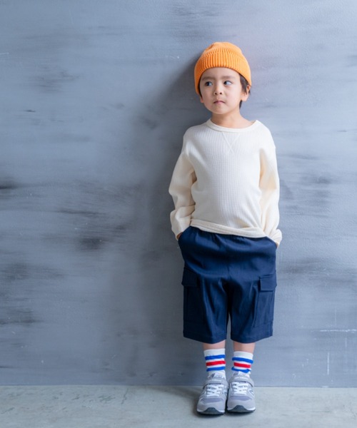 and D. petit main（アンドディープティマイン）の「【デイリー】ラインソックス（ソックス/靴下・キッズ・レモンイエロー/ブルー/トップグレー/サックスブルー/ネイビー/ラベンダー・S(13-15㎝)/M(16-18cm)/L(18-20cm)）」の11枚目の写真